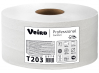 Туалетная бумага 2сл., Veiro Professional Comfort, белая, D190мм.,с перф.,12рул.х200м. T203 Туалетная бумага 2сл., Veiro Professional Comfort, белая, D190мм.,с перф.,12рул.х200м. T203