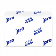 Салфетки бумажные 1сл., листовые, белые Protissue, V-сложения (160х210) 20пач*200листов, С252 Салфетки бумажные 1сл., листовые, белые Protissue, V-сложения (160х210) 20пач*200листов, С252